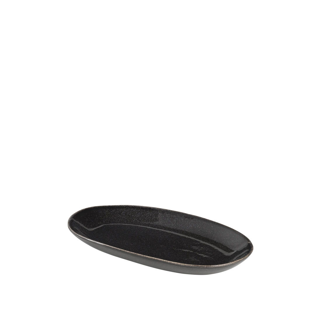 broste-copenhagen-nordic-coal-assiette-ovale-gr-s-noir image 2