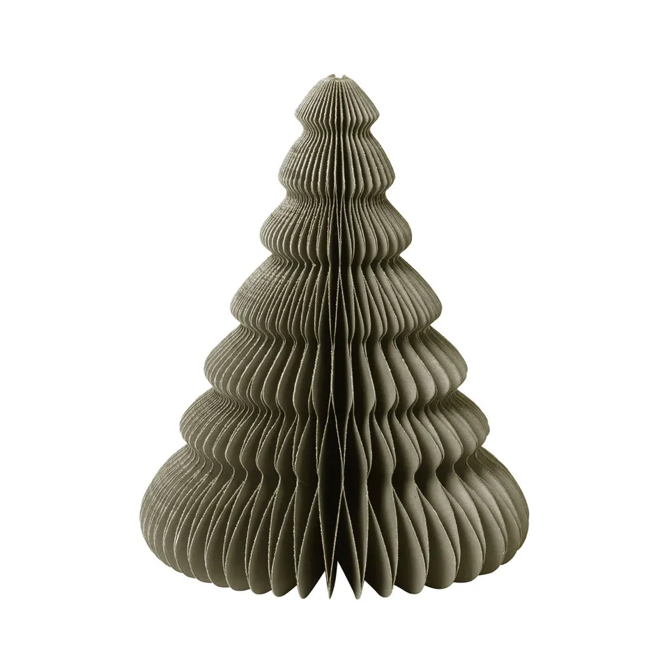 broste-copenhagen-christmas-honeycomb-sapin-papier-nid-abeille image 1