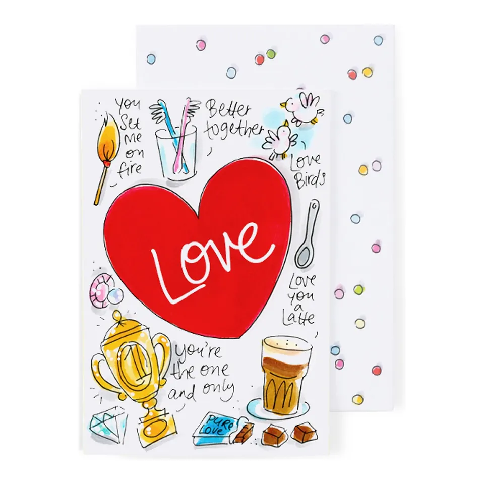 blond-amsterdam-wenskaarten-kisses-for-you-carte-bisous-tendresse image 1