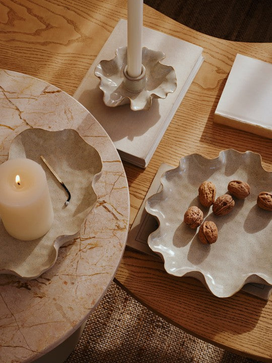 broste-copenhagen-cori-bougeoir-c-ramique-beige image 6