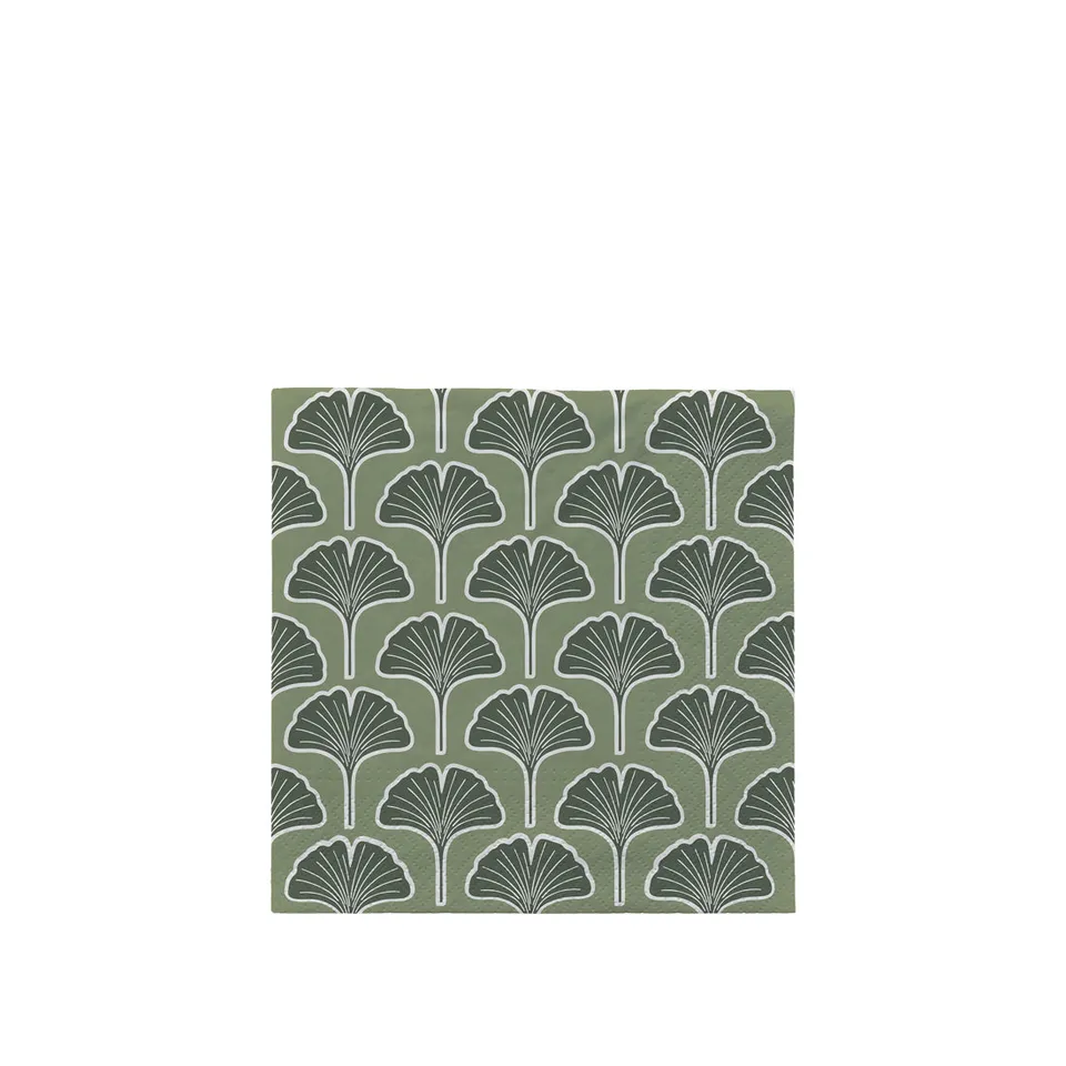 broste-copenhagen-ginkgo-biloba-serviettes-papier-table image 1