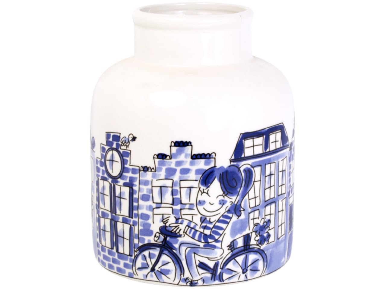 blond-amsterdam-delfts-blond-vase-c-ramique-bleu-delft image 3