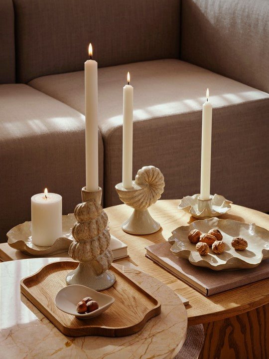 broste-copenhagen-shelly-candle-holder-bougeoir-d-co-table image 3