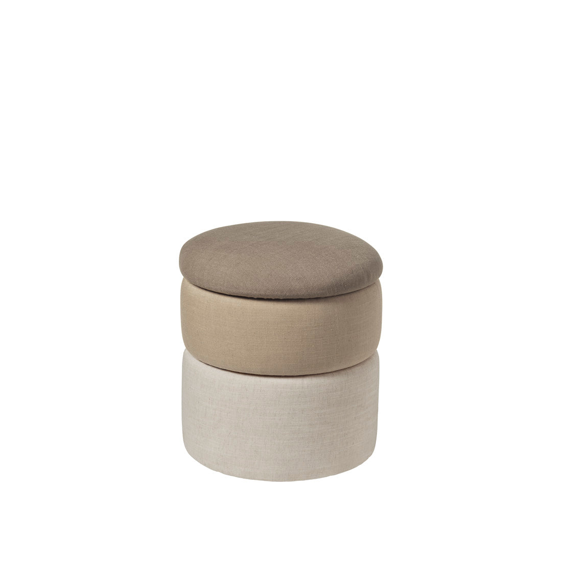 broste-copenhagen-pond-pouf-tissu-rond-salon image 1