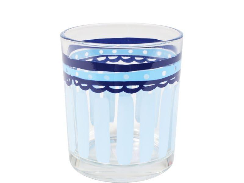 blond-amsterdam-delfts-blond-verre-0-2l-rayures-bleues-transparent image 3
