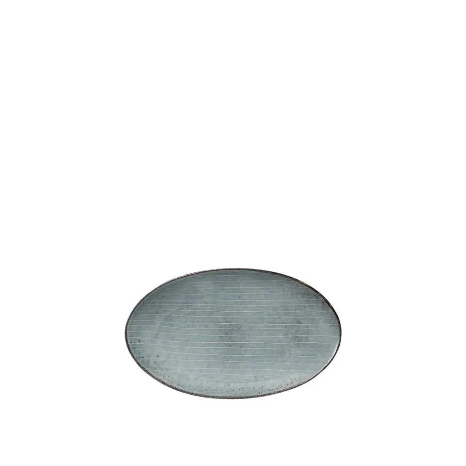 broste-copenhagen-nordic-sea-plat-ovale-assiette-gr-s-bleu-2 image 1