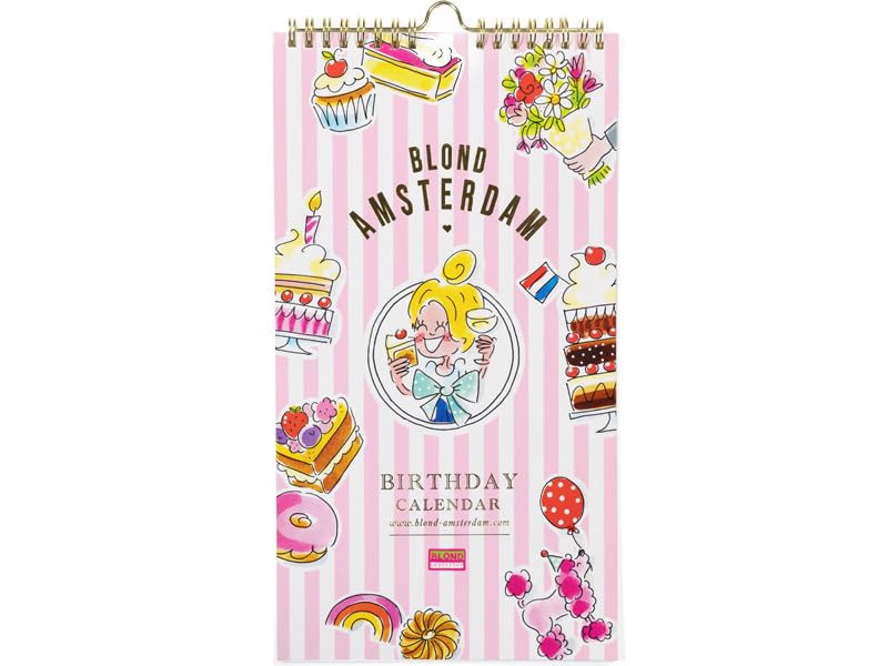blond-amsterdam-wenskaarten-calendrier-anniversaires-12-mois image 2
