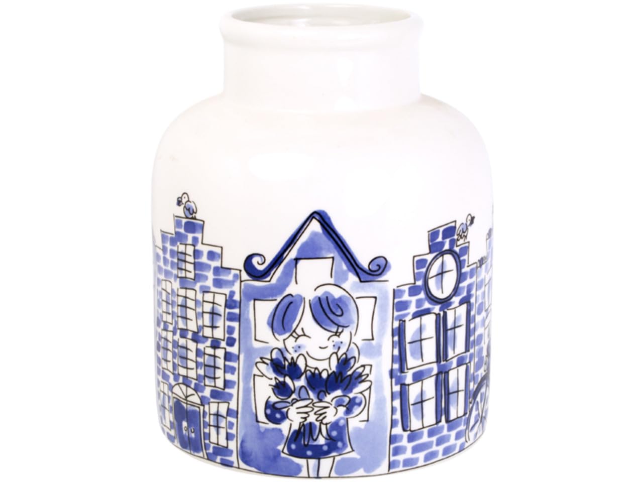 blond-amsterdam-delfts-blond-vase-c-ramique-bleu-delft image 4