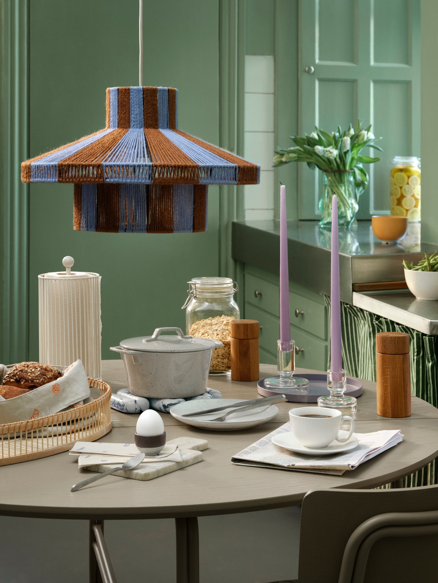 broste-copenhagen-diana-abat-jour-suspension-plafond-2 image 3