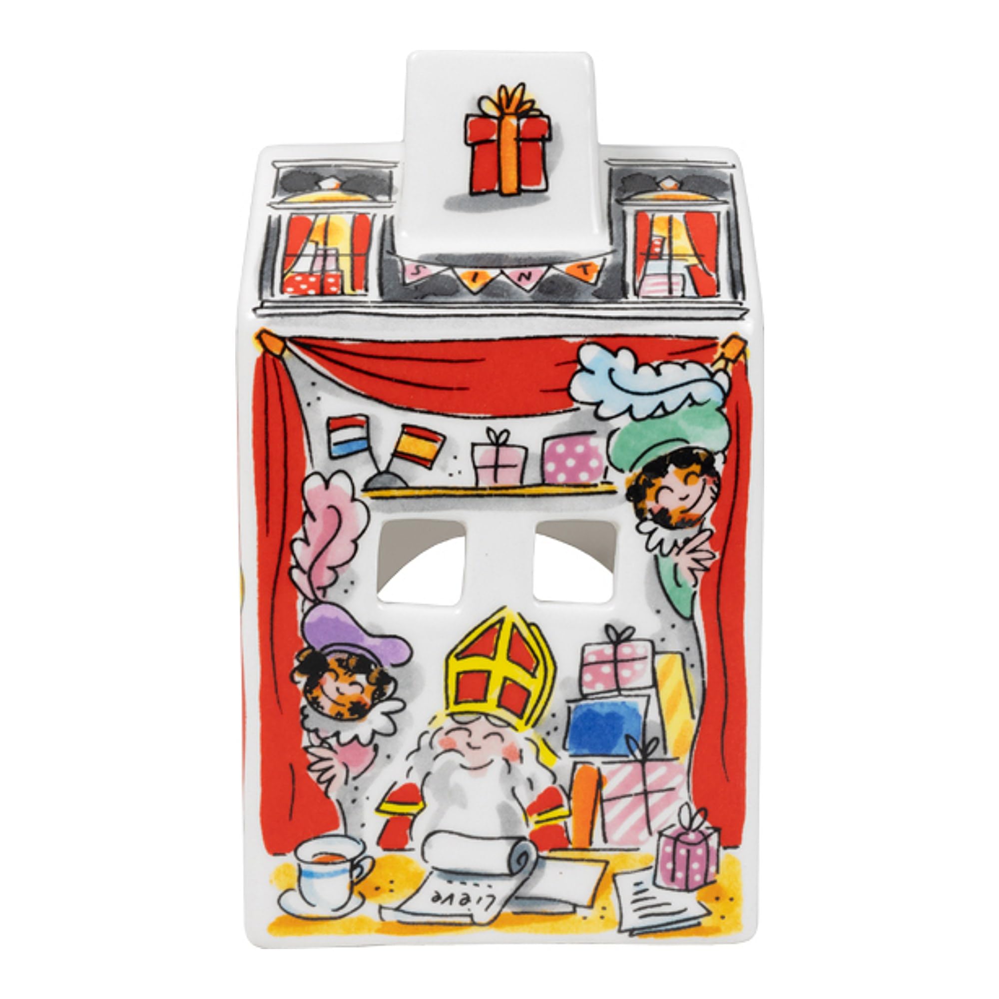 blond-amsterdam-blond-sinterklaas-maison-photophore-c-ramique-saint-nicolas image 5