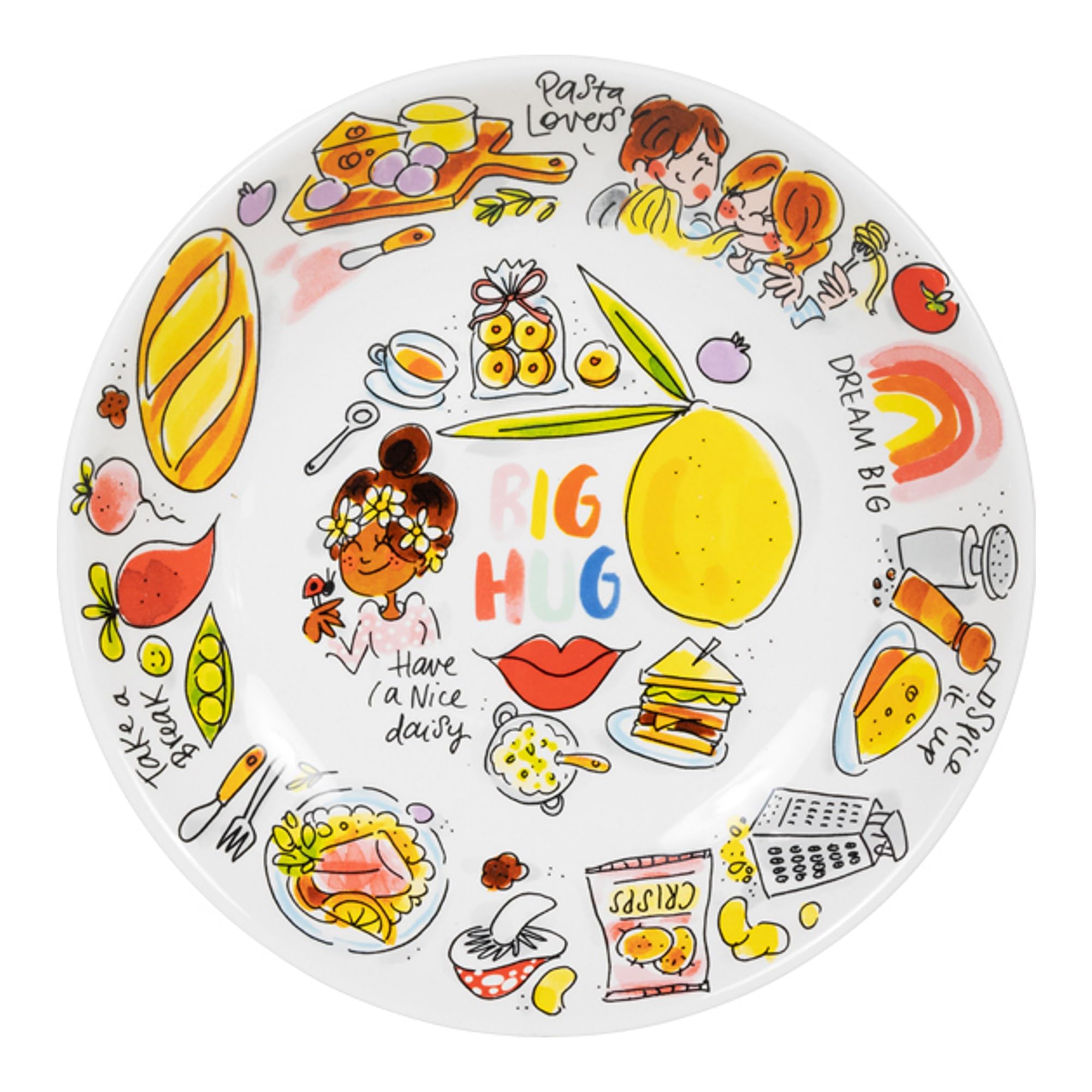 blond-amsterdam-everyday-stripes-assiette-creuse-23-cm-amis image 2