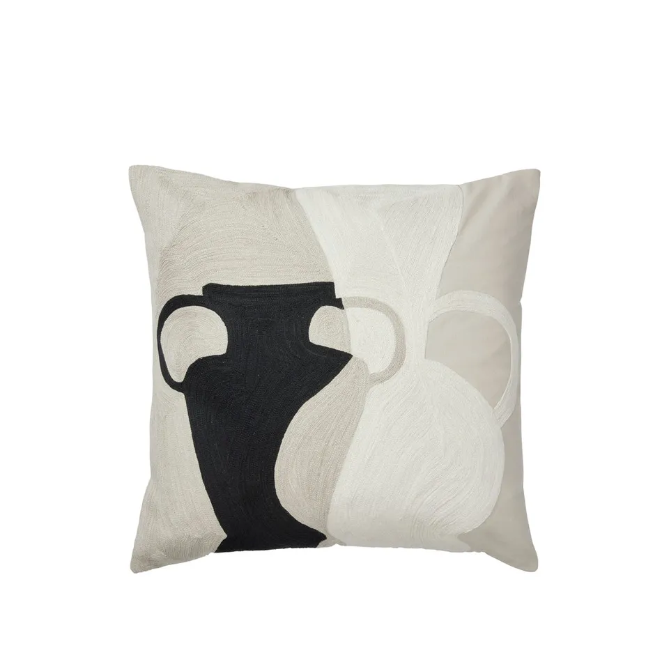 broste-copenhagen-eva-housse-de-coussin-coton-beige image 1