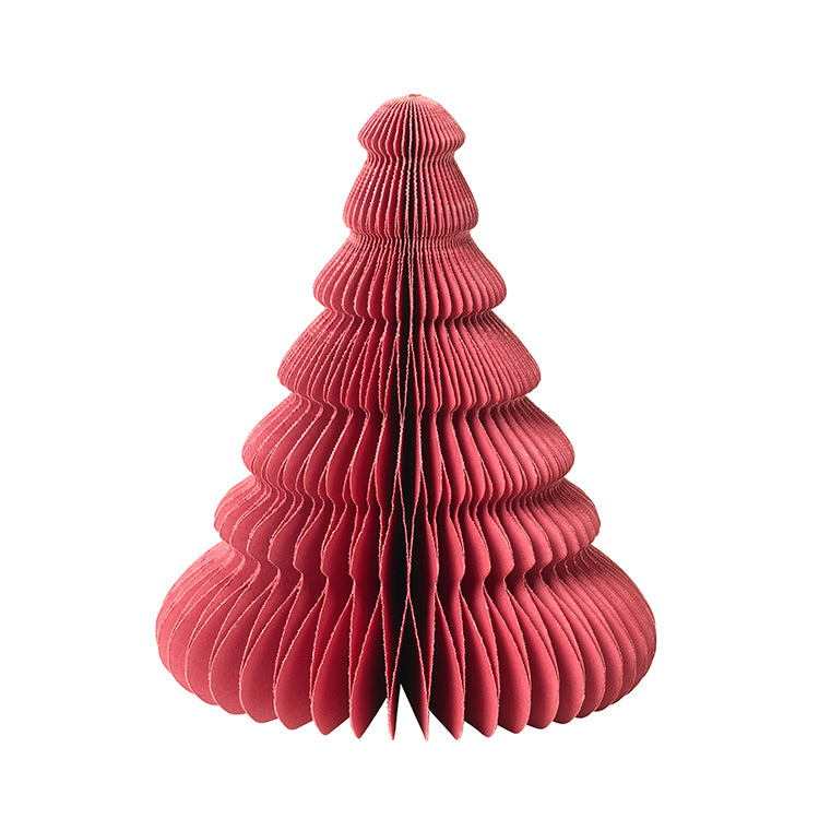 broste-copenhagen-honeycomb-christmas-tree-sapin-papier-vert image 1