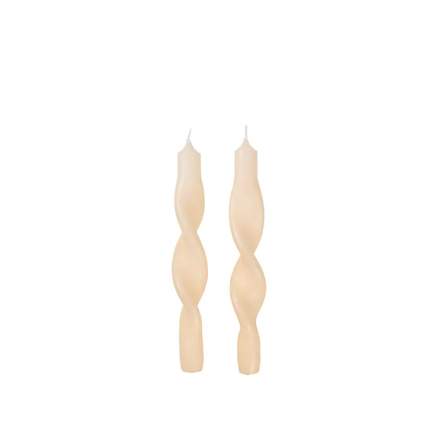 broste-copenhagen-candles-twist-taper-bougie-torsad-e image 1