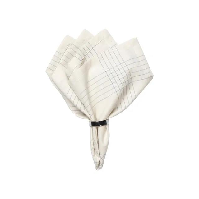 broste-copenhagen-alice-serviette-table-coton-beige image 1