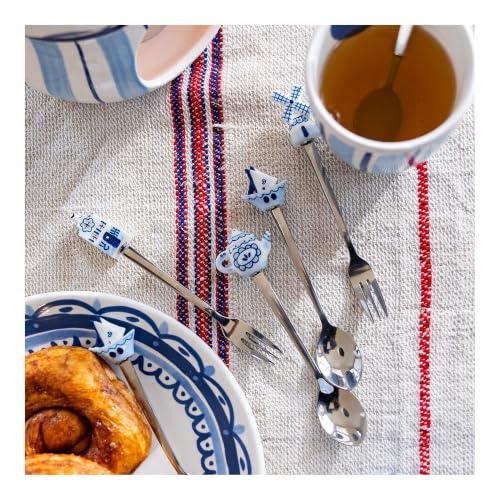 blond-amsterdam-delfts-blond-set-4-fourchettes-g-teau-inox image 4