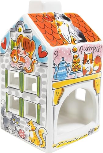 blond-amsterdam-blond-dier-photophore-maison-chat-c-ramique image 2