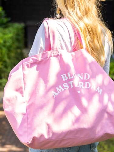 blond-amsterdam-everyday-sac-shopping-toile-rose-coton image 5