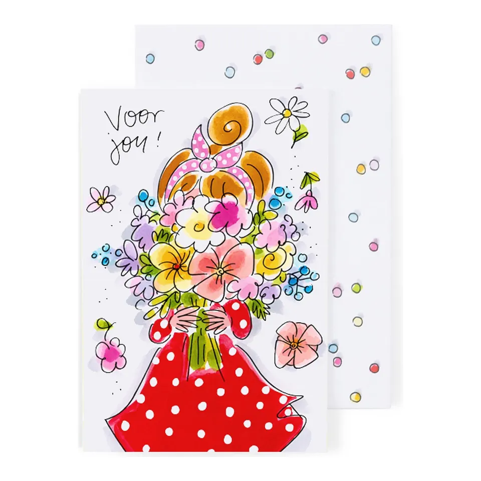 blond-amsterdam-wenskaarten-carte-remerciement-bouquet image 1