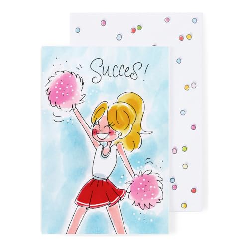 blond-amsterdam-wenskaarten-carte-encouragement-cheerleader-chance image 3