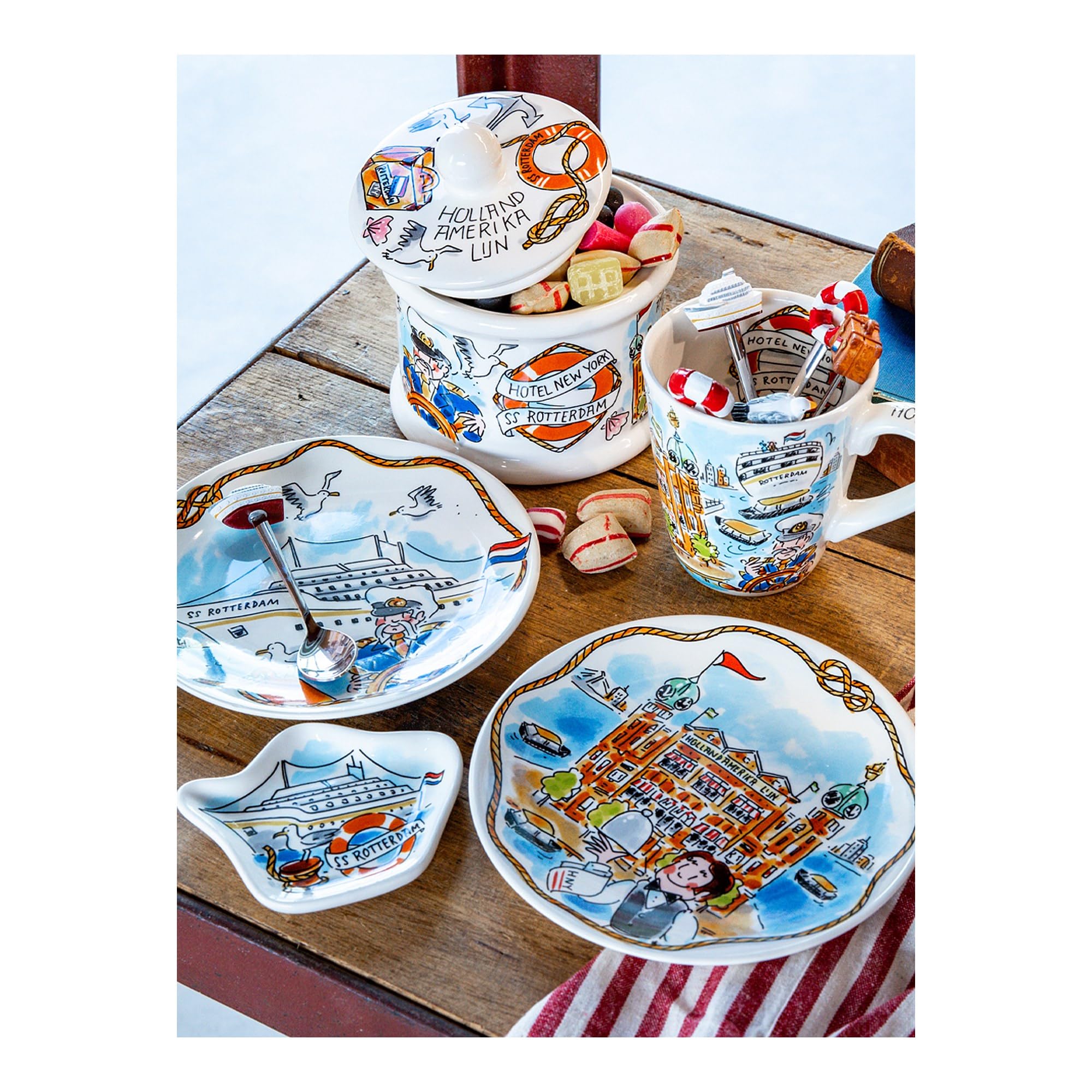 blond-amsterdam-holland-amerika-lijn-pot-conservation-12-5-cm-rotterdam image 5