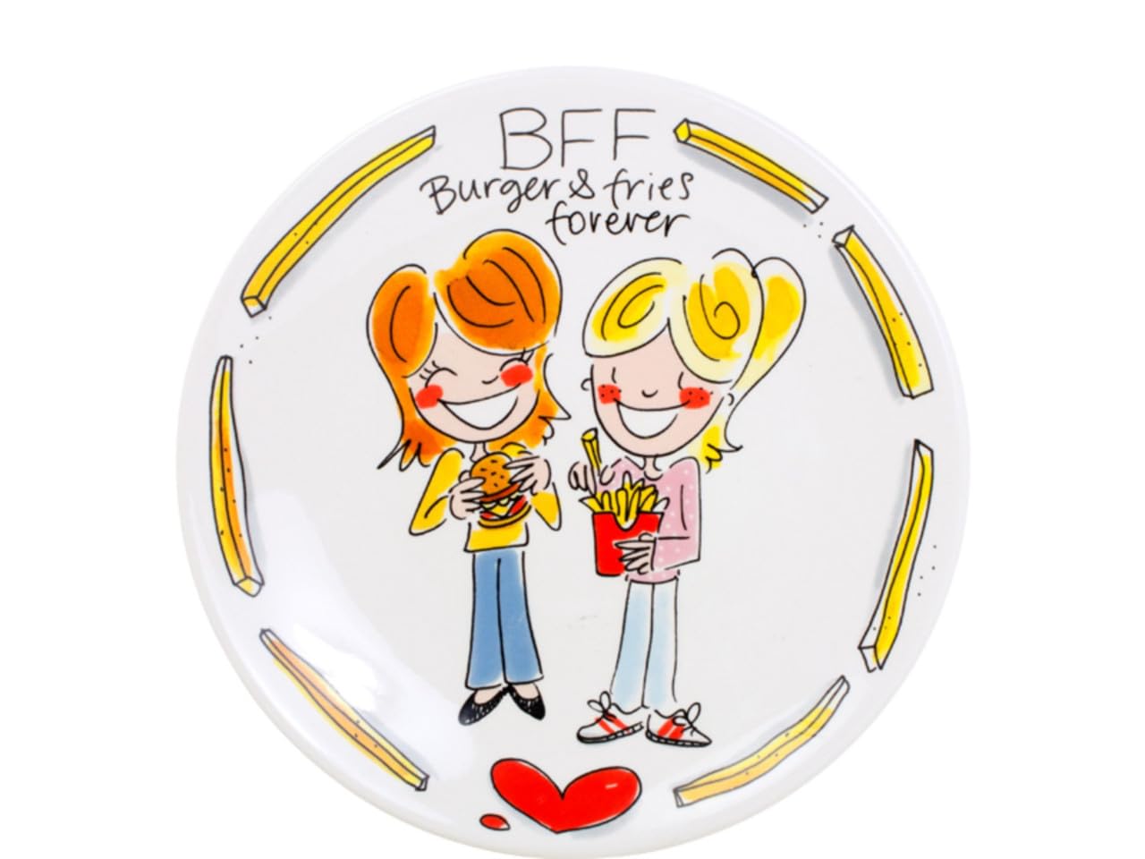 blond-amsterdam-even-bijkletsen-assiette-22-cm-toiles image 8