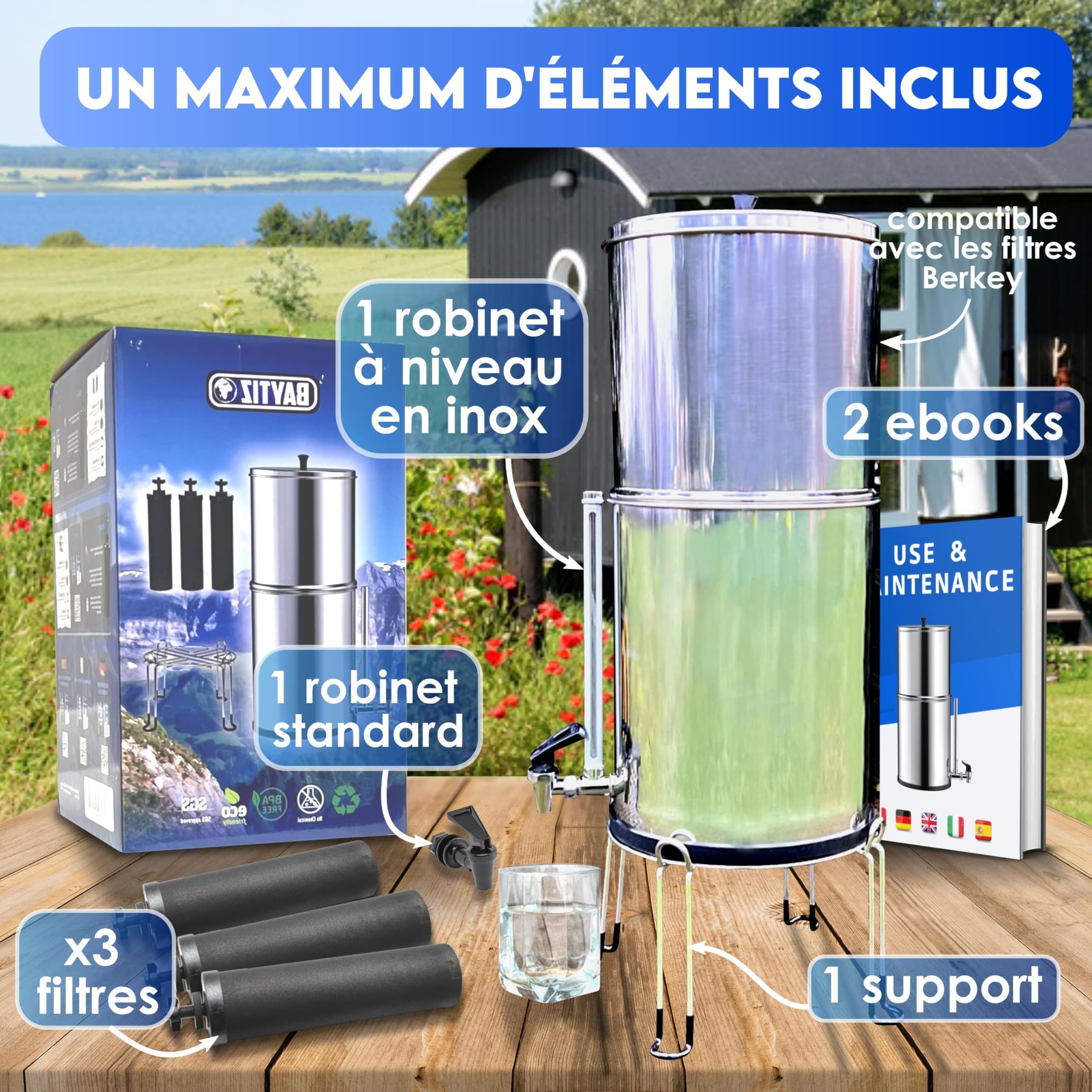 baytiz-filtres-par-gravit-fontaine-8-5-l-charbon-actif image 7