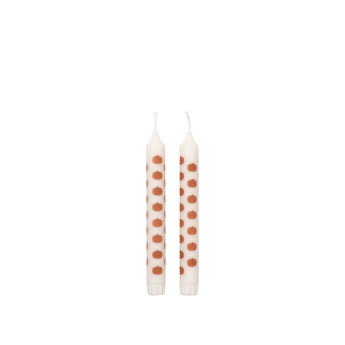 broste-copenhagen-pumpkin-bougie-cierge-imprim-e-orange image 1