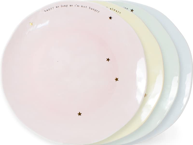 blond-amsterdam-blond-c-assiette-d-ner-26-cm-rose-pastel-toiles-or image 3