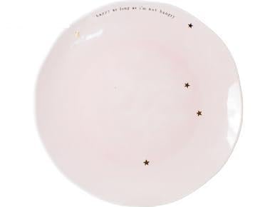 blond-amsterdam-blond-c-assiette-d-ner-26-cm-rose-pastel-toiles-or image 1