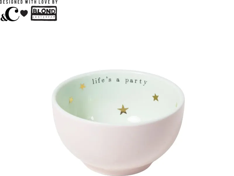 blond-amsterdam-specials-petit-bol-rose-9-cm-la-vie-est-une-f-te image 1