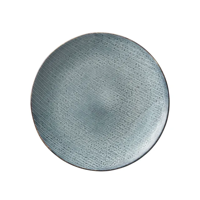broste-copenhagen-nordic-sea-grande-assiette-plate-gr-s-bleu image 1