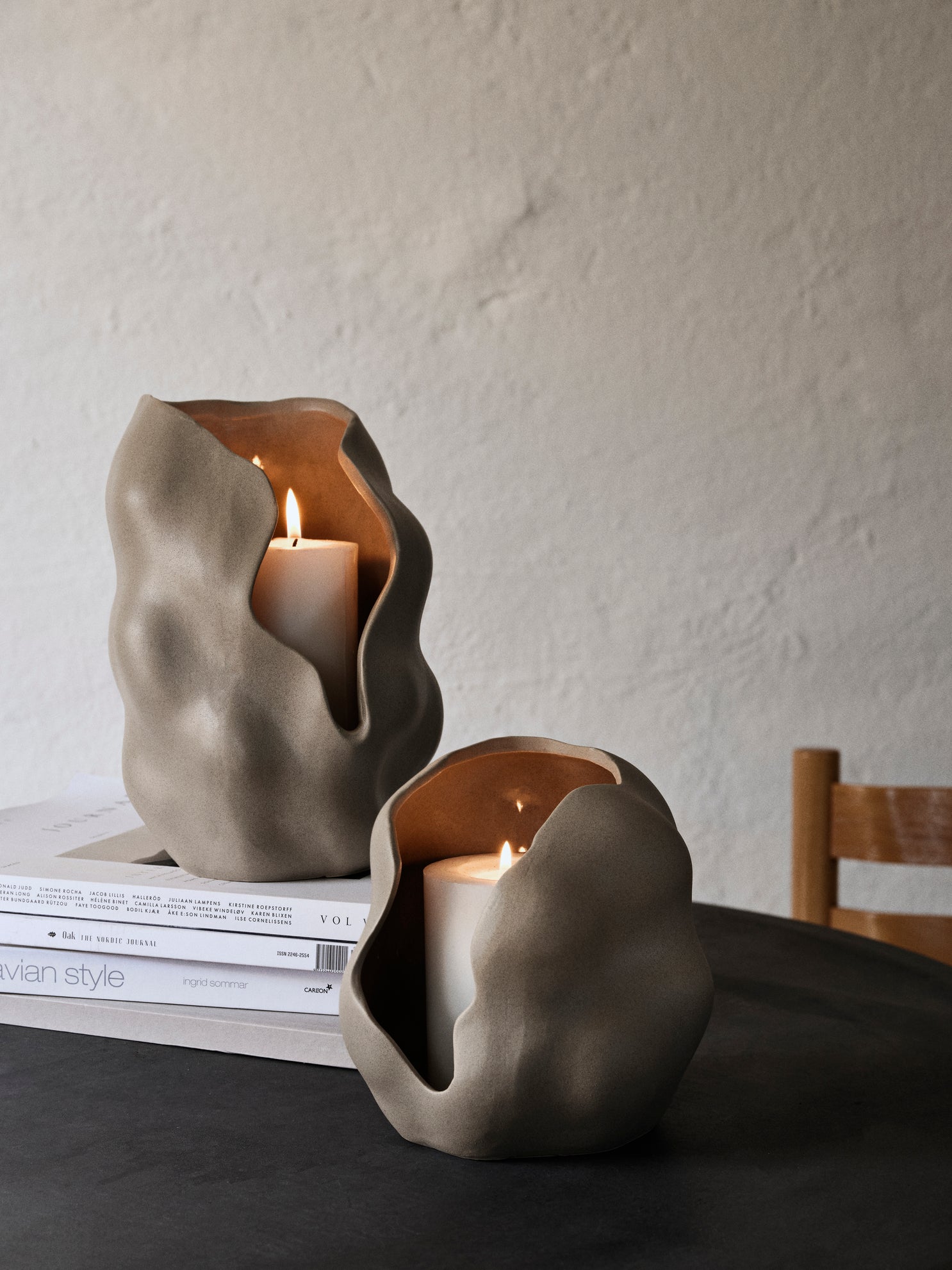 broste-copenhagen-hekla-photophore-verre-lanterne-table image 3