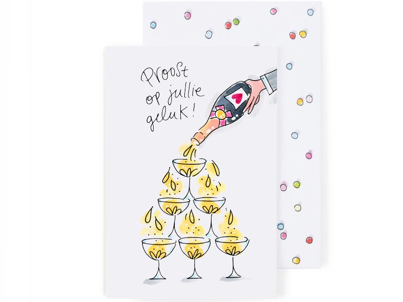blond-amsterdam-wenskaarten-carte-mariage-champagne-avec-enveloppe image 5