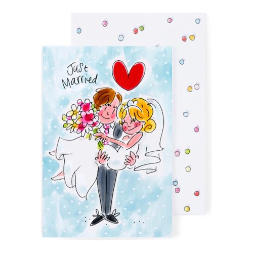 blond-amsterdam-wenskaarten-just-married-carte-mariage-c-ur image 3