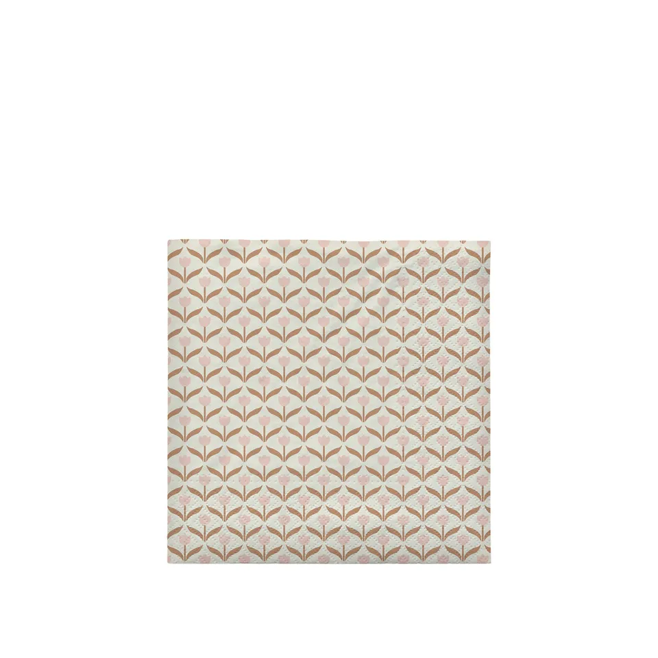 broste-copenhagen-tulip-serviette-papier-motif-tulipe image 1