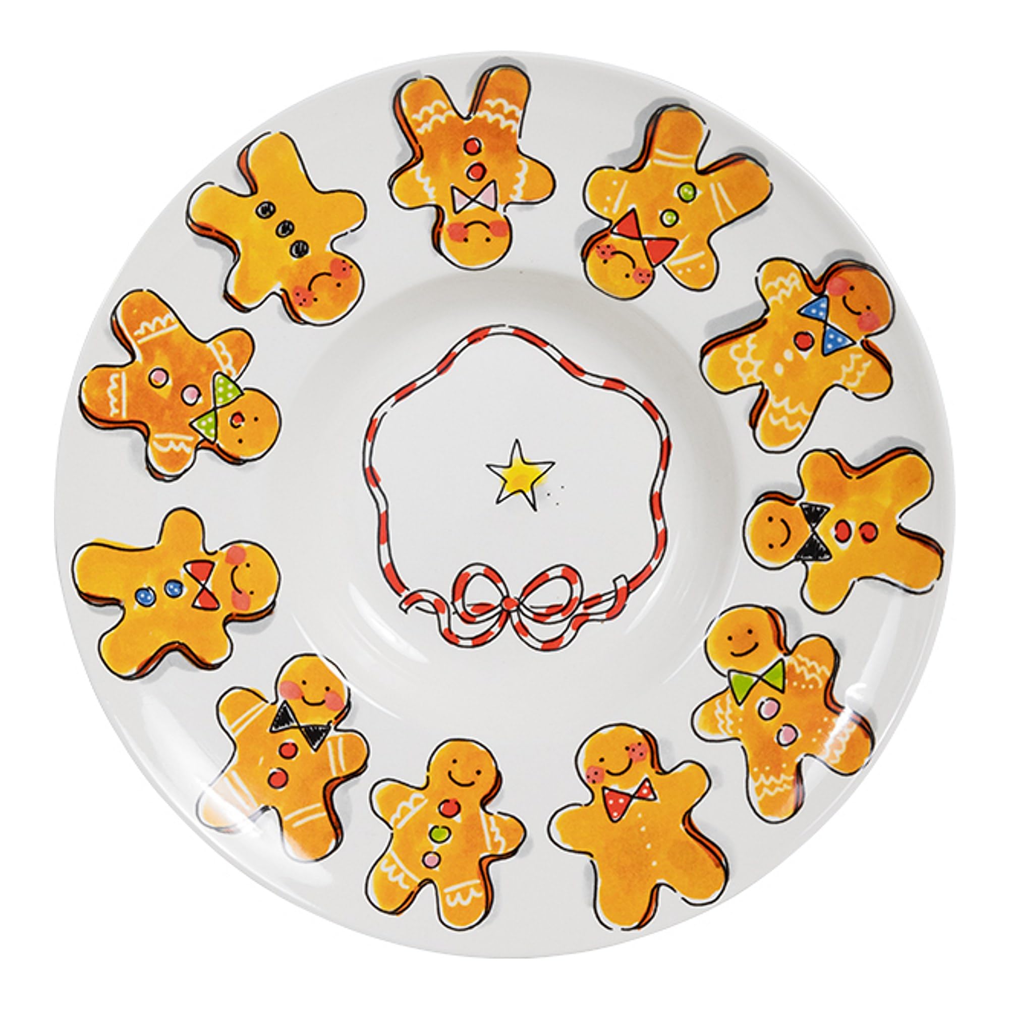 blond-amsterdam-blond-kerst-assiette-creuse-24-cm-pain-d-pices image 1