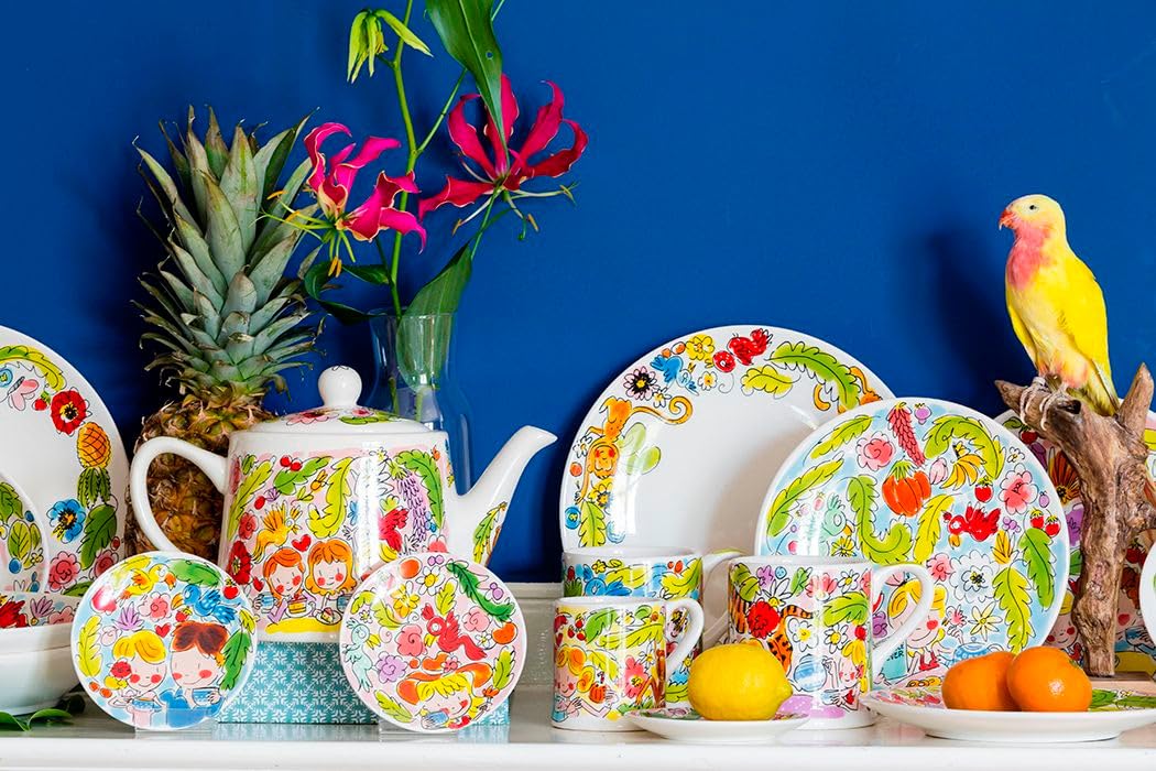 blond-amsterdam-paradise-mini-mug-jaune-0-2l-c-ramique-tropical image 6