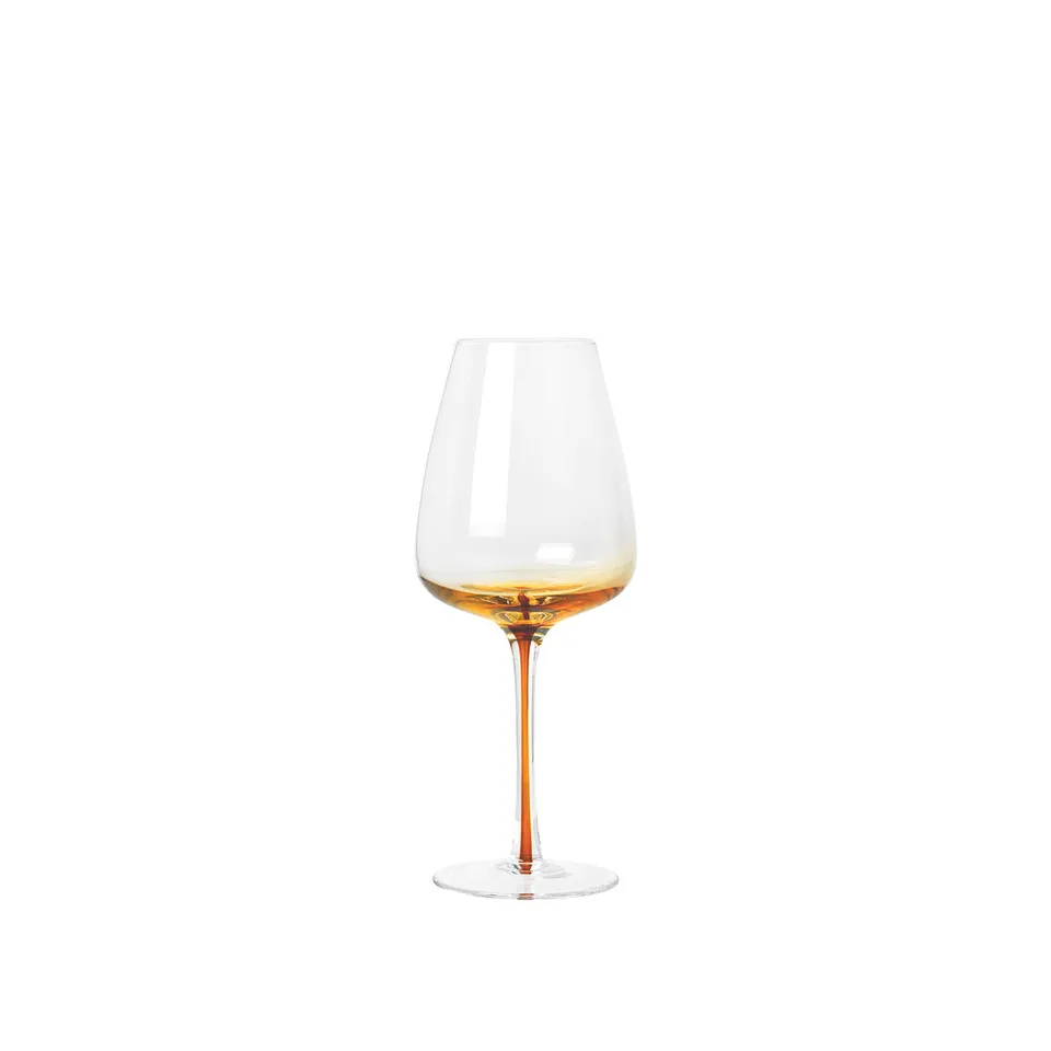 broste-copenhagen-amber-verre-vin-blanc-ambr image 1