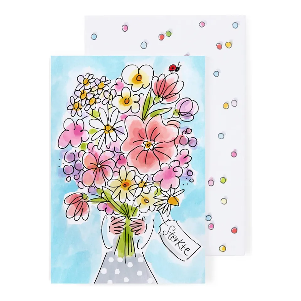 blond-amsterdam-wenskaarten-carte-courage-bouquet-fleurs-soutien image 1