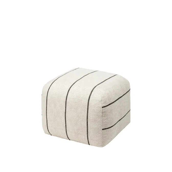 broste-copenhagen-sigrid-pouf-rond-tissu-boucl image 1