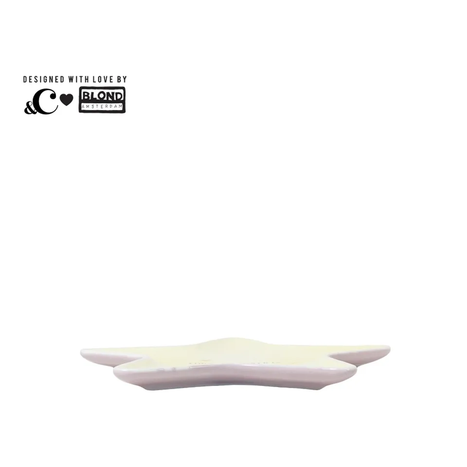 blond-amsterdam-specials-assiette-toile-15-cm-jaune-pastel-violet image 1