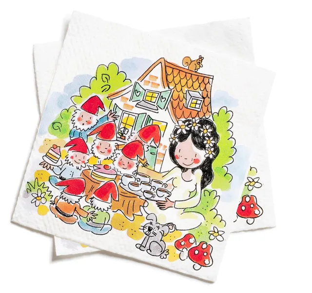 blond-amsterdam-efteling-serviettes-papier-20x-33-cm-contes-de-f-es image 1