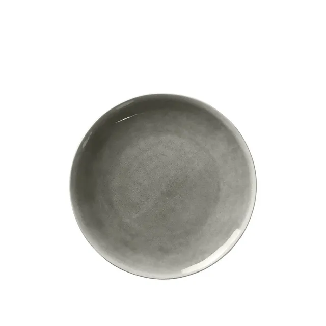broste-copenhagen-nordic-rain-assiette-plate-grise image 1
