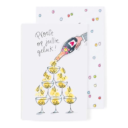 blond-amsterdam-wenskaarten-carte-mariage-champagne-avec-enveloppe image 3