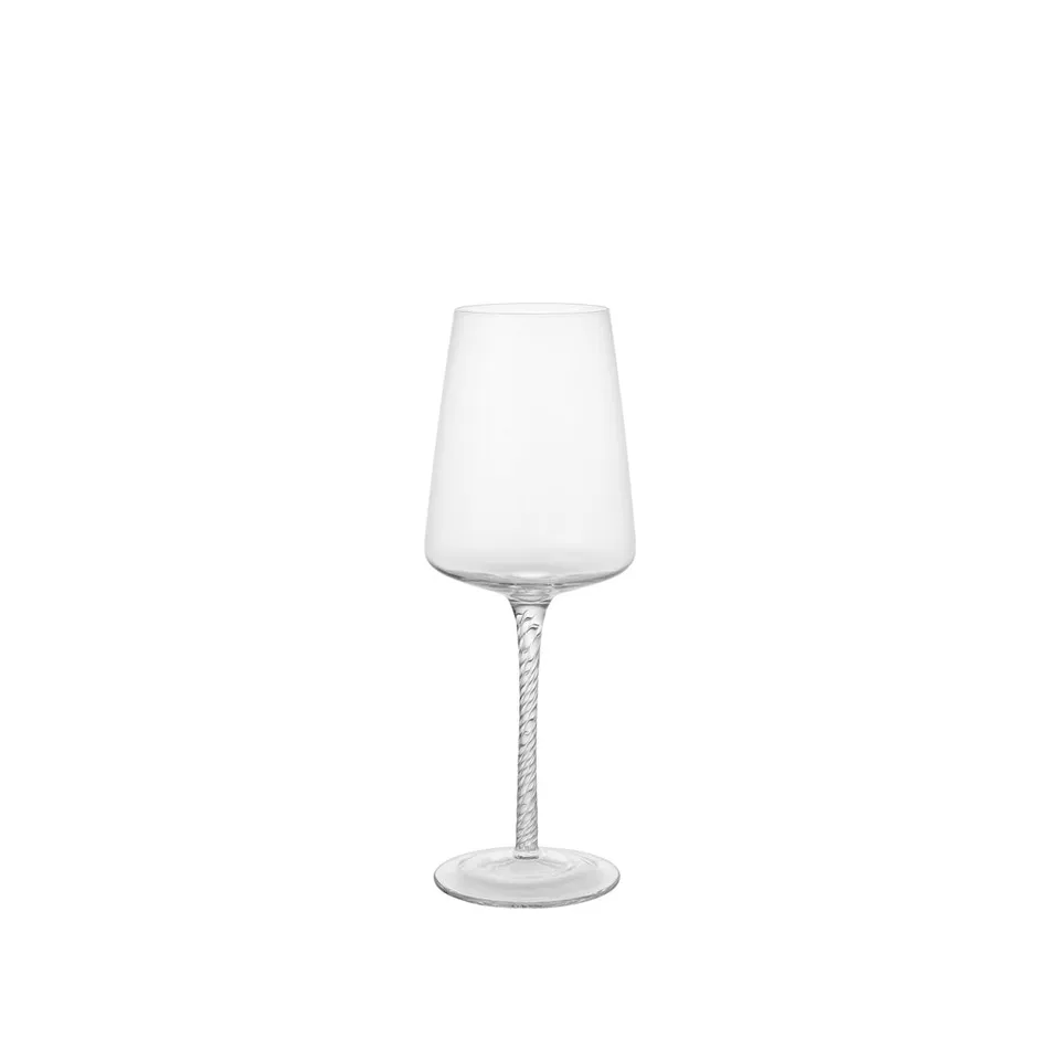 broste-copenhagen-bellevue-verre-vin-blanc-pied-transparent image 1