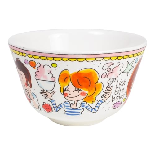 blond-amsterdam-even-bijkletsen-bol-c-ramique-bord-rose-14-cm image 7