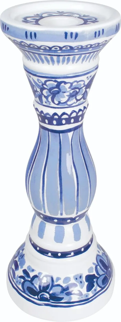 blond-amsterdam-delfts-blond-bougeoir-c-ramique-delft-bleu image 1