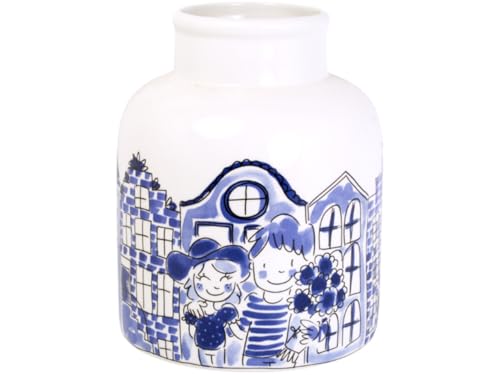 blond-amsterdam-delfts-blond-vase-c-ramique-bleu-delft image 5