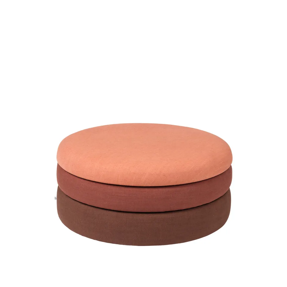 broste-copenhagen-pond-pouf-rond-tissu-assise-salon image 1